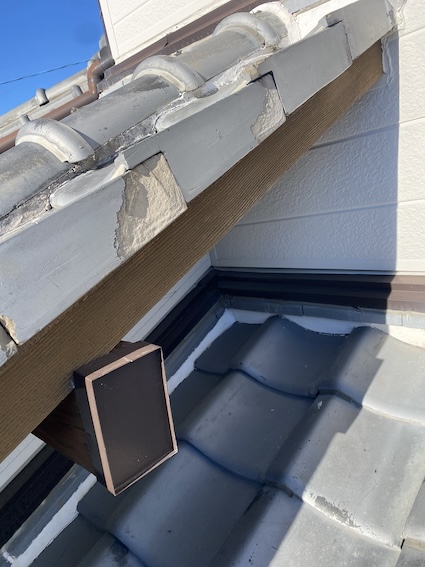 瓦　凍て　経年劣化