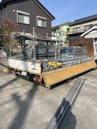 蒲郡市　外装リフォーム　屋根　外壁　塗装　足場　有効活用