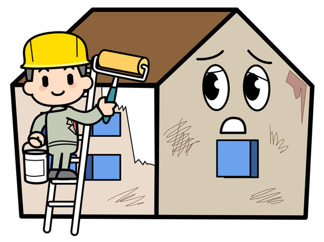 塗料　イラスト　塗装