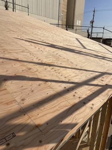 豊川市　屋根　下地　野地板　