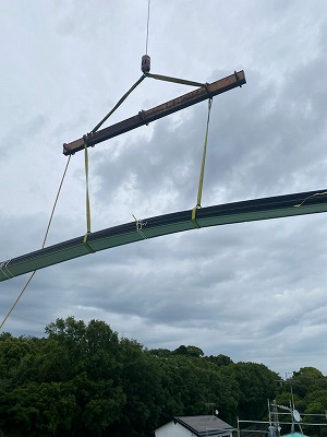 エバールーフ　荷上げ