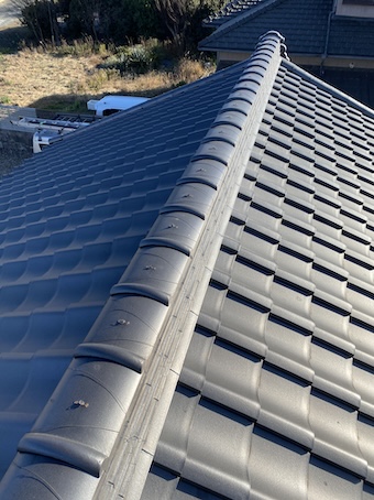 田原市　物損事故　瓦屋根　破損　修理　