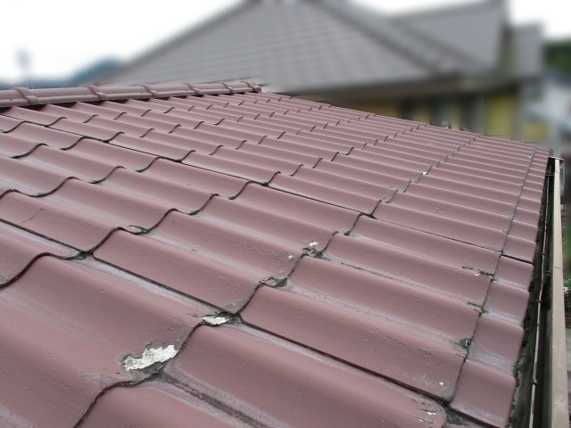 豊川市　セキスイかわらU　葺き替え　