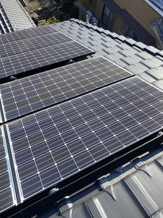 鳥の巣　調査　パナソニック　ソーラーパネル