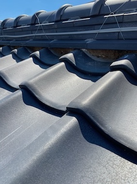 瓦　棟漆喰　やりかえ　修繕　新城市