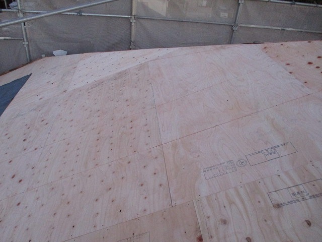 野地板　増し張り