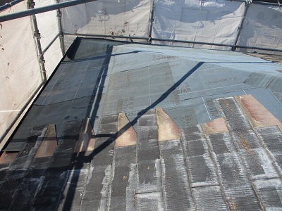 ルーフィング張り