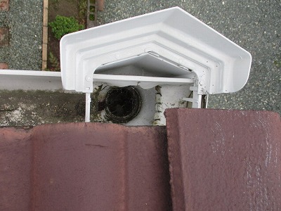 雨樋の詰まりチェック