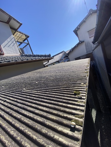 田原市　カーポート　ポリカーボネート　波板　変色　調査　見積もり