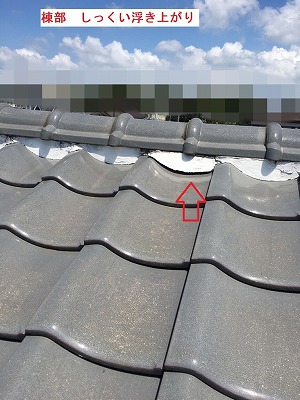 棟部　しっくい