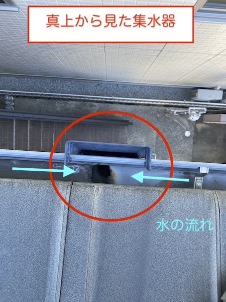 蒲郡市　雨樋　集水器　点検　修理