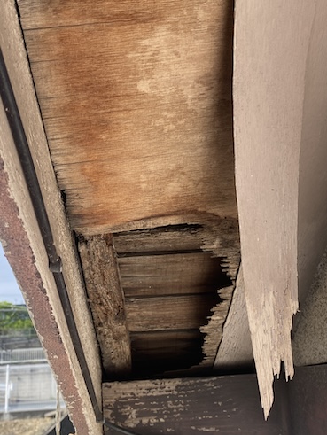 軒天　剥がれ　下地