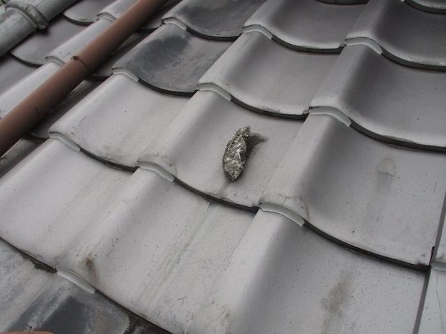 岡崎市　入母屋　瓦　漆喰　劣化　剥がれ　補修　修理