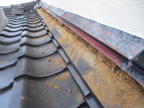 のし瓦　撤去　雨漏り修理