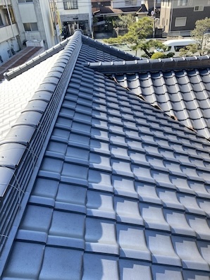 岡崎市　瓦屋根　異常無し　いぶし　和瓦