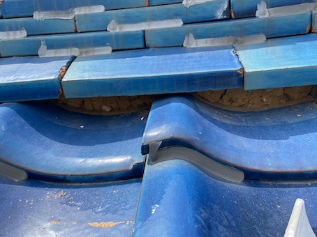 田原市　しっくい　漆喰　やりかえ　修理　詰め直し