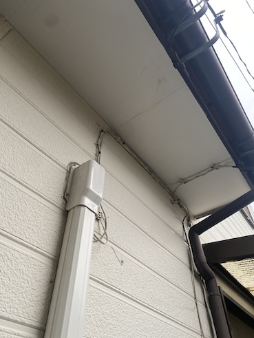 田原市　軒天塗装　メンテナンス