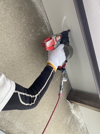 豊橋市　化粧　軒天材　ニチハ　軒天５ 取り付け