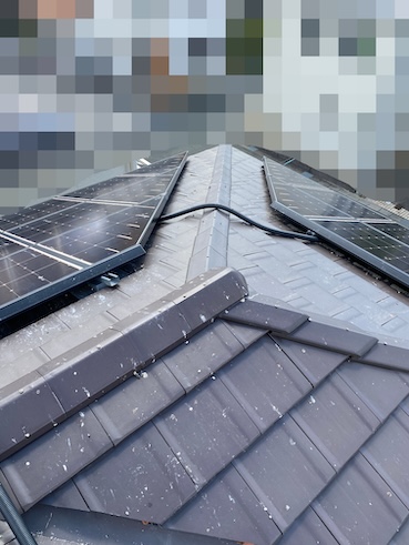 西尾市　トヨタホーム　鳥の巣　太陽光パネル