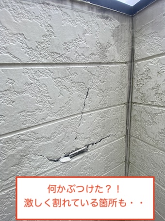 岡崎市　レオパレス　外壁　サイディング　苔　劣化　色褪せ