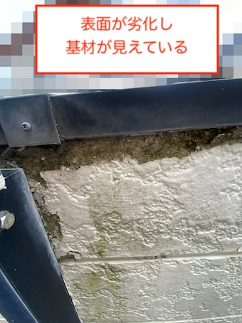 岡崎市　レオパレス　外壁　サイディング　苔　劣化　色褪せ
