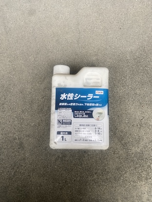 水性シーラー　しっくい　密着