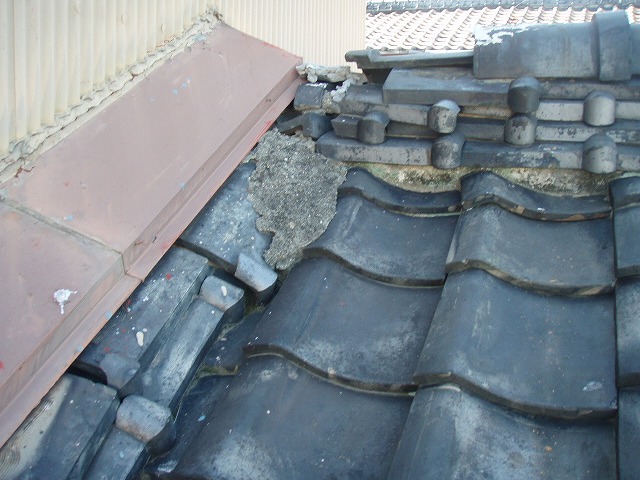 棟瓦　一部紛失