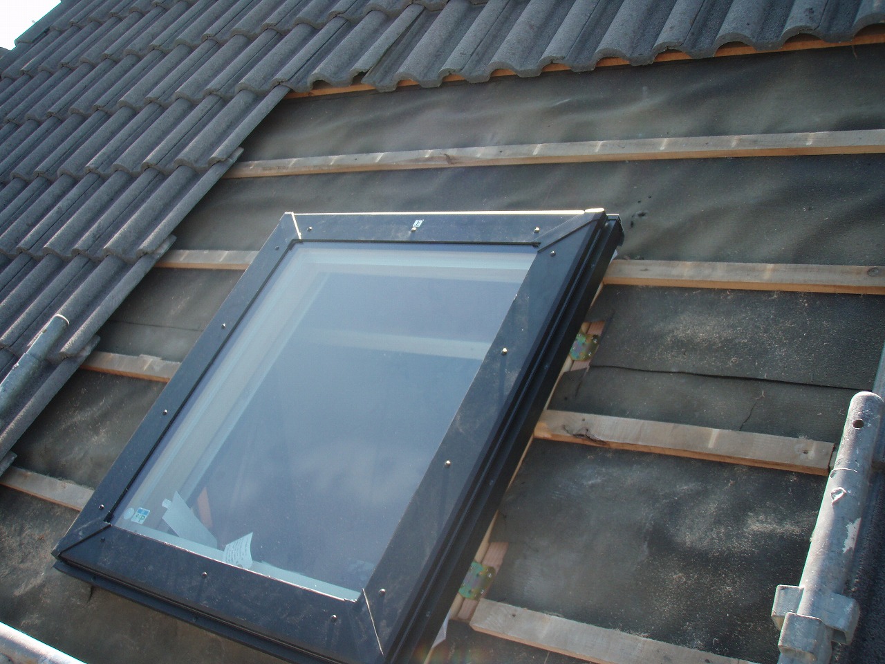 トップライト取付け