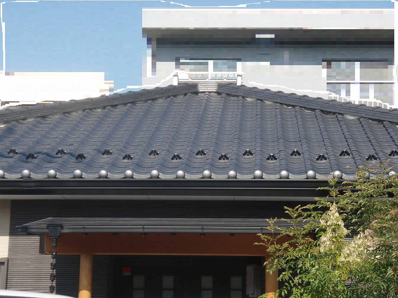 雪止め金具　設置後