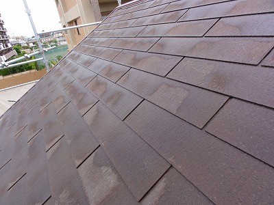 朝霞市　高圧洗浄　屋根塗装