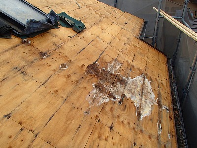 新座市　ジンカリウム鋼板　屋根葺き替え