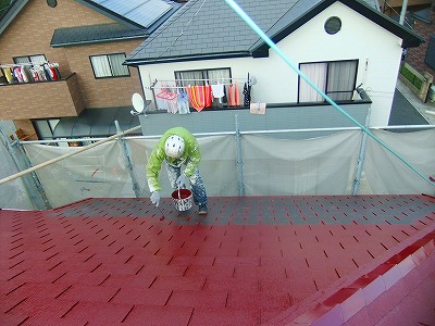 西区　屋根　塗装