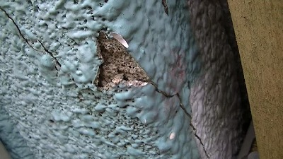 さいたま市見沼区　デッキ柱　ひび割れ