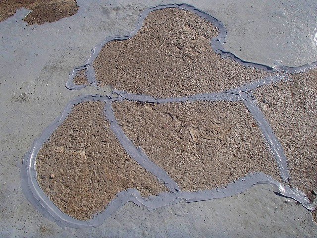 富士見市 ベランダ 床表面補修