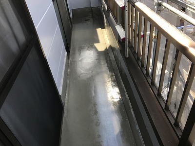 ふじみ野市　ベランダ防水加工