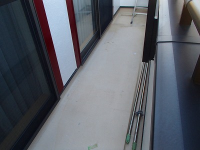 和光市　ベランダ防水　ＦＲＰ