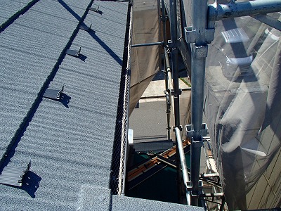 雨樋ネット　新座市　　屋根葺き替え