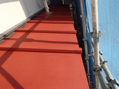 さいたま市桜区　屋根塗装　下屋根塗装