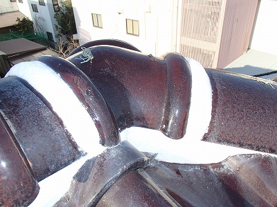 さいたま市北区　漆喰補修　漆喰工事