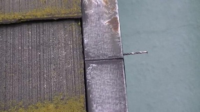 さいたま市見沼区　屋根　板金釘