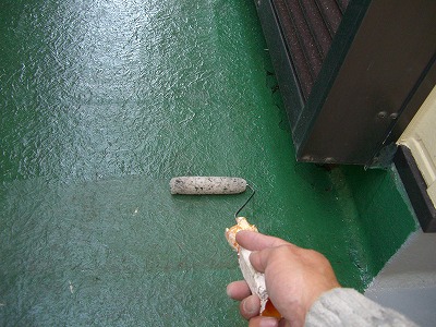 久喜市　ベランダ防水加工　ベランダ塗装