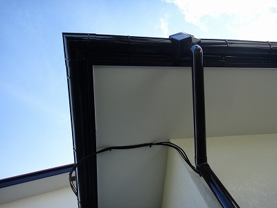 軒天の補修を行いました