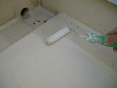 越谷市　ベランダ　FRP