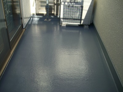 越谷市　ベランダ　防水工事