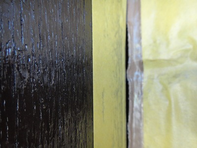 外壁のコーキング打ち直し前