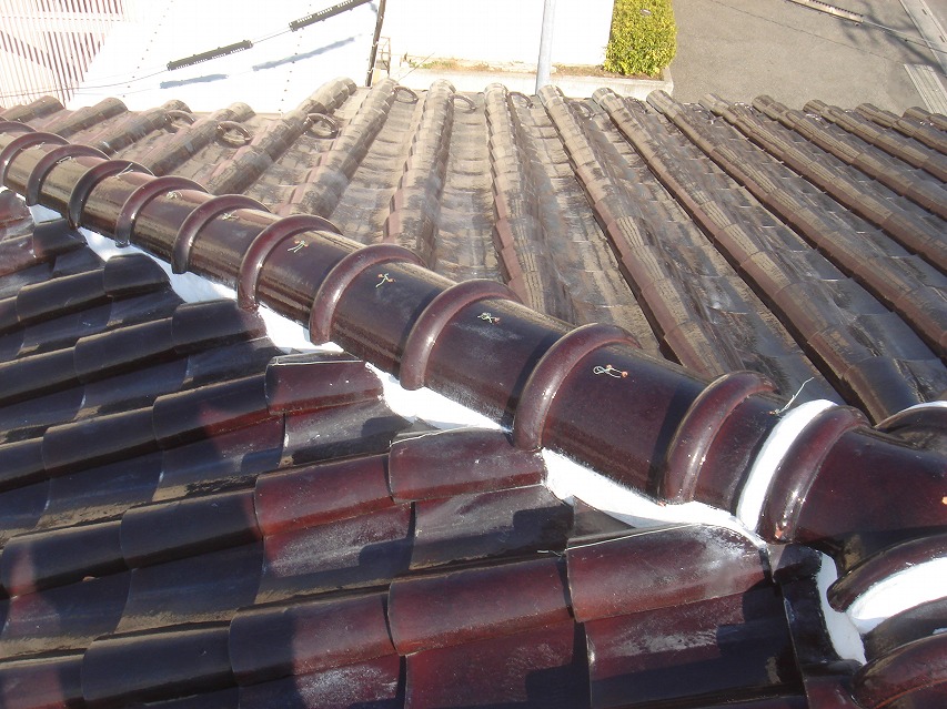 さいたま市北区　漆喰　詰め直し