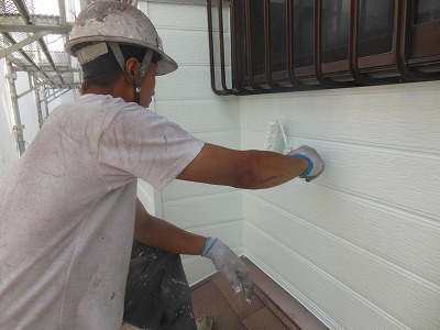 さいたま市 外壁上塗り