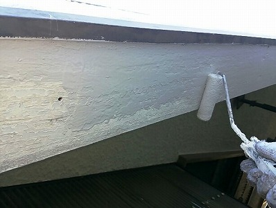 蕨市で付帯塗装 破風塗装