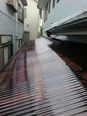 さいたま市緑区　波板交換　波板修理