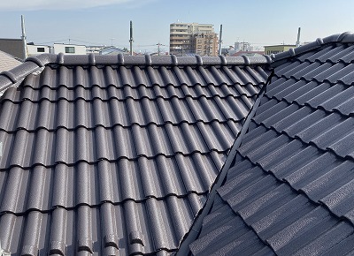 さいたま市大宮区　瓦　漆喰